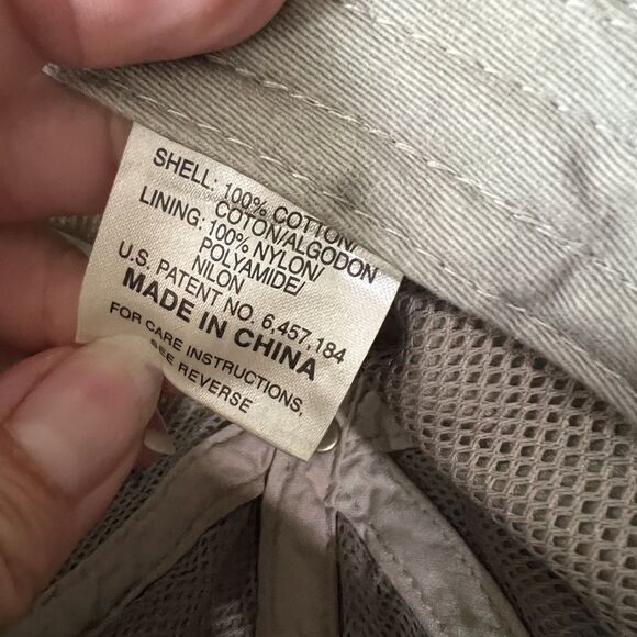 1990s Vintage Mens Gray Fabral Baseball Hat Cap Leather Back Strap - Adams OSFA - Picture 7 of 8